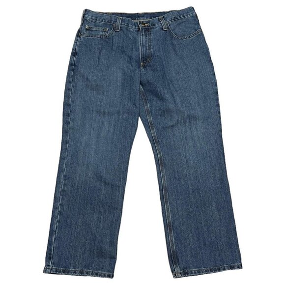 Carhartt Designer Straight Leg Work Denim Jeans - 34 x 28 - Picture 3 of 5